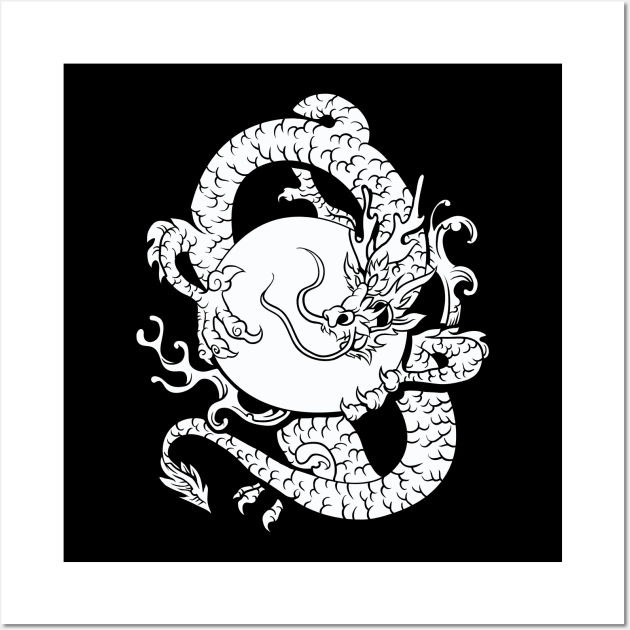 Dragon 02 Great for Masks Wall Art by Verboten